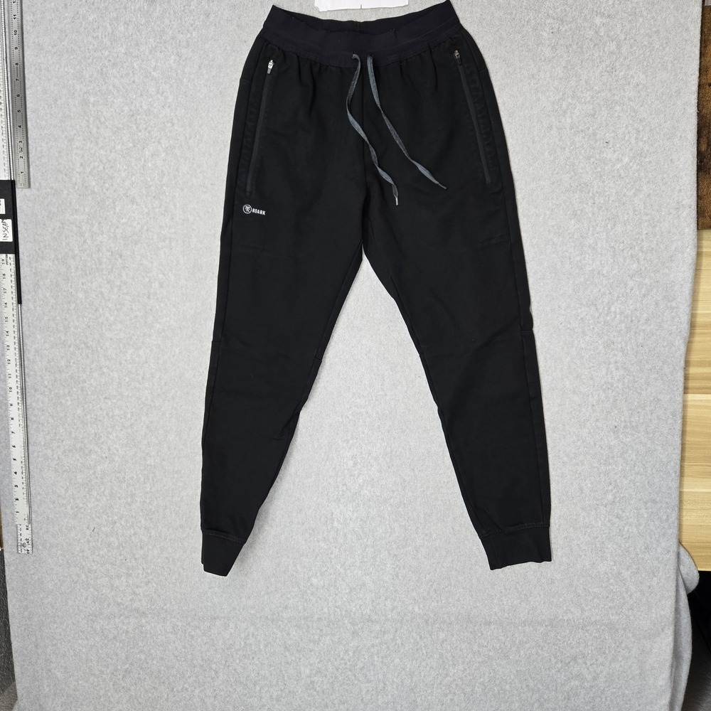 Roark Men Pants S Black El Morro FleceJogger RP284 Run Amok 27" Inseam Logo